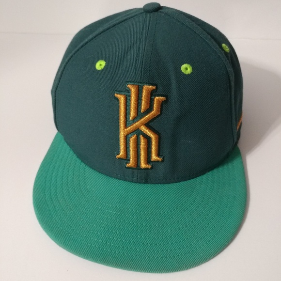 Nike Kyrie Irving Limited Ed. Green Gold Cap Hat - Picture 7 of 8